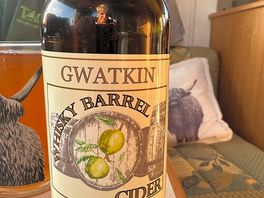 Whisky barrel cider