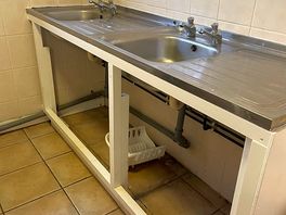 Washing up area