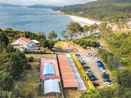 Aerial view of the site