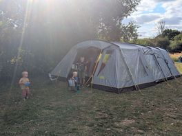 Our pitch on the river line