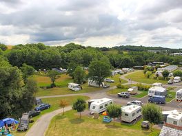 Aerial view of the pitches