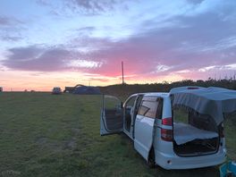 Beautiful sunset and gorgeous starry night!