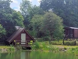 Situated inside the grounds of the on-site fishing pond - Adult Only no pets