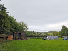 Views and toilet block.