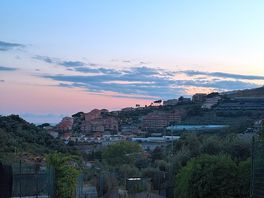 Aussicht vom weg in die stadt.