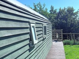 Walkway to the pod.