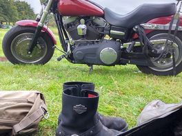 Good to get my boots off at the end of a stunning ride