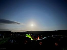 Moon lit campers