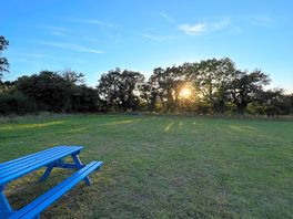 Lovely benches can pitch nearby