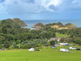 View from the upper camping fields