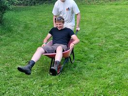 Wheelbarrow fun