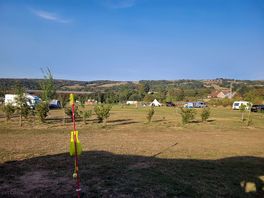 The midweek view from our tent.