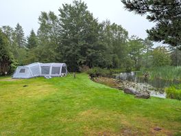 Tent pitch and pond