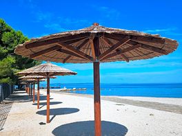 Fin strand påväg in mot zadar precis vid campingen