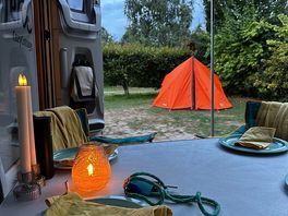 Pitch fh8 across the road from the reception with own electric / water + toilet / shower block