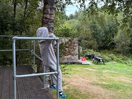 Decking area on wigwam urr