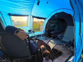 Sun set from the tent