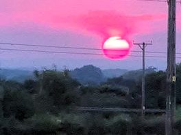 Loverly quiet sunset from the site