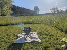 Beautiful sunny evening