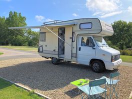 Betty made it up the hills and settled for the weekend.