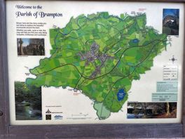 This map was showing in the town of brampton a short journey from the site.
