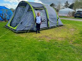 Tent up and good to go ⛺️