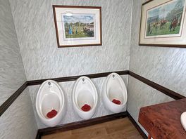 Men’s toilet urinals