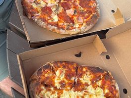 The campsites homemade pizza! delish
