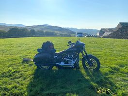 Solo motorcycle camp