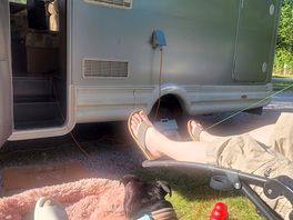 Relaxing in the sun