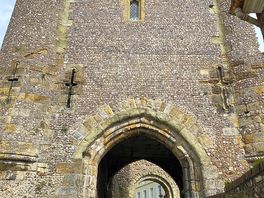 Lewes castle nearby