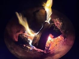 Evening fire