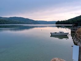 Lake next to campsite