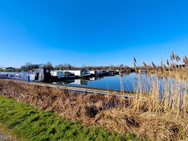 King orchard marina - view from above the motorhome pitches