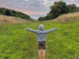 5 minute walk from site