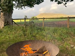 The view from the barn pitch.