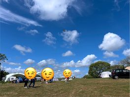 A stunning sky over a peaceful campsite—capturing a perfect moment with my kids.