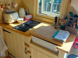 Kitchen area.