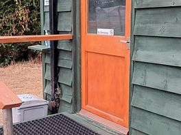 Washroom and toilets and shower.