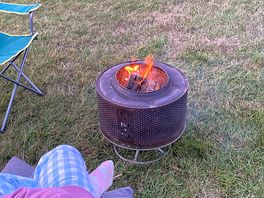 On-site fire pit
