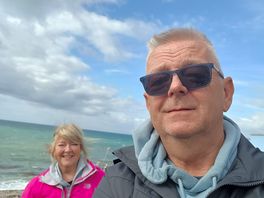 Windy but warm sea air
