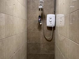 Clean shower facilities