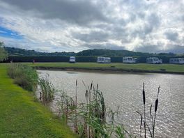 Beautiful views across the fishing pool