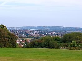 View of llanelli bay