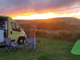 Sunset at higher penderleath resort