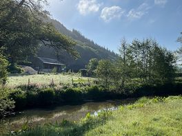 Early morning view from the pitch