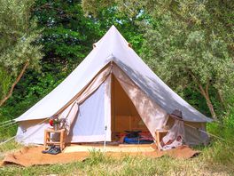 Bell tent exterior