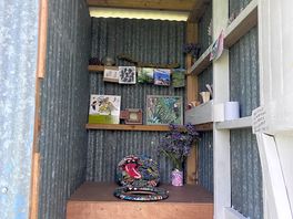 Toilet inside