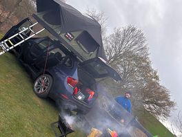 Tent box set up