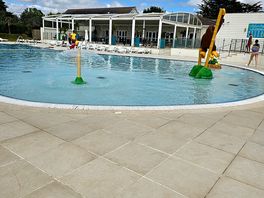 Splash pool fun.